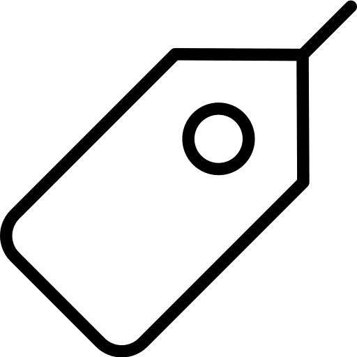 Tag tag shopping commerce and shopping icon