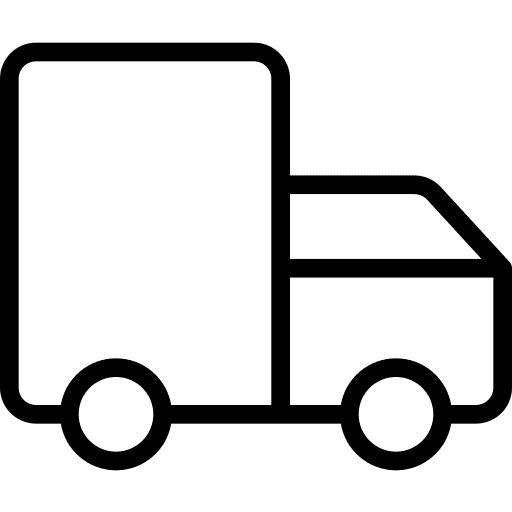 Truck transportation logistics delivery ship icon