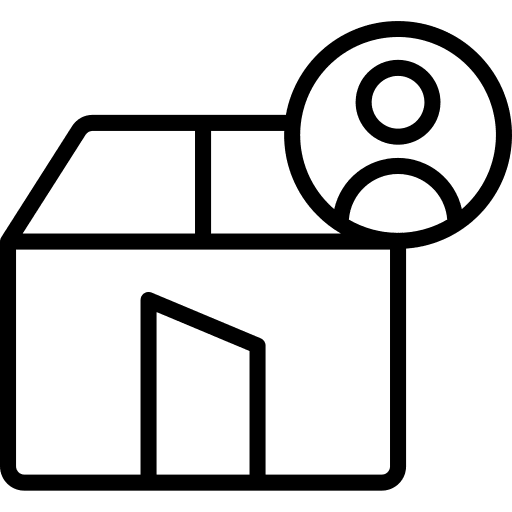 Delivery man professions and jobs commerce delivery icon