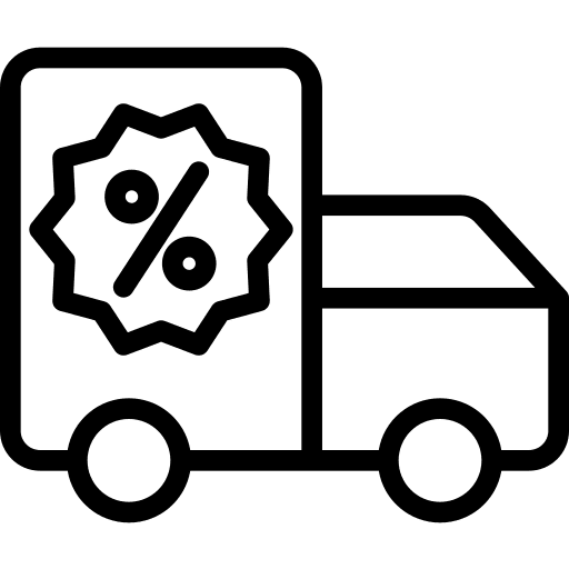 Delivery truck transport deliver vehicle icon