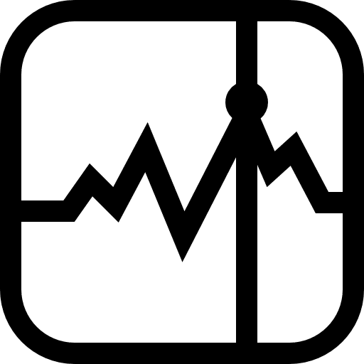 Stocks interface symbols digital icon Stocks interface symbols digital icon