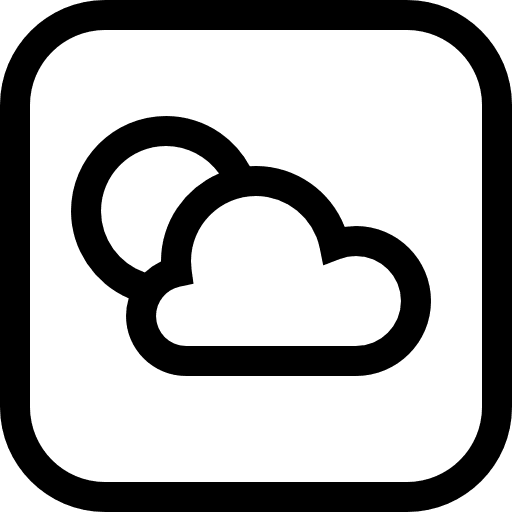 Weather weather logo digital icon