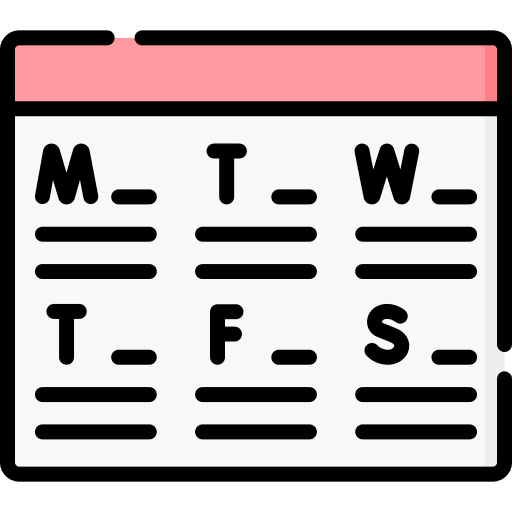 Bulletin board organization bulletin board schedule icon