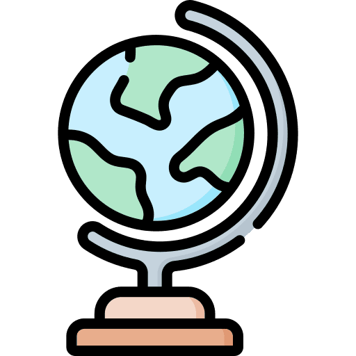 Earth globe world school geography icon Earth globe world school geography icon