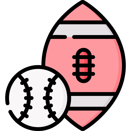 Extracurricular baseball american football ball icon Extracurricular baseball american football ball icon