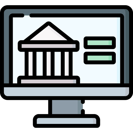 Website online learning electronics digital learning icon Website online learning electronics digital learning icon
