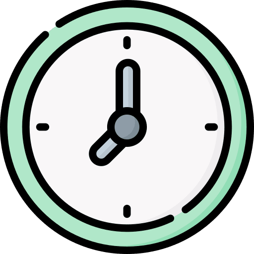 Wall clock tool circular clock time and date icon Wall clock tool circular clock time and date icon