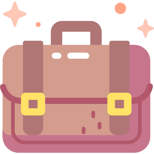 Briefcase bag businessman briefcase icon