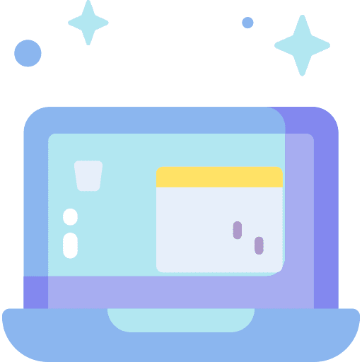 Laptop laptop interface window icon