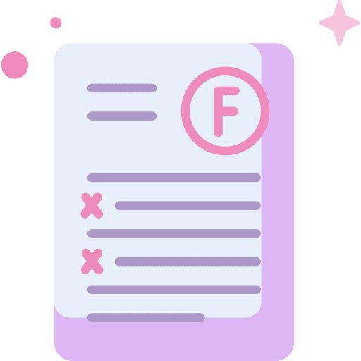 Exam paper exam education icon