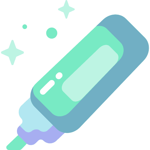 Highlighter office material highlighter underline icon