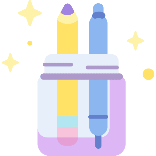 Pencil case pencil case writing tool stationery icon