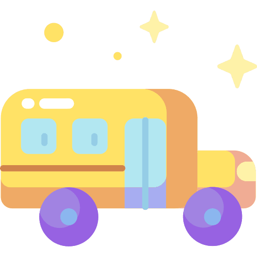 School bus back to school school bus transport icon