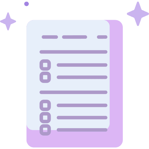 Test exam list education icon