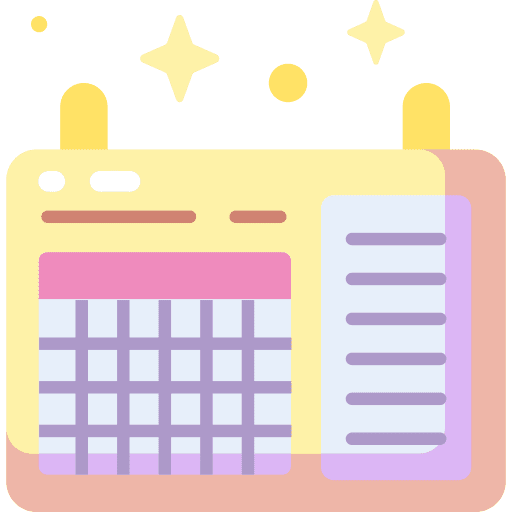 Timetable timetable schedule planning icon