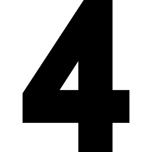 Four number math shapes and symbols icon Four number math shapes and symbols icon