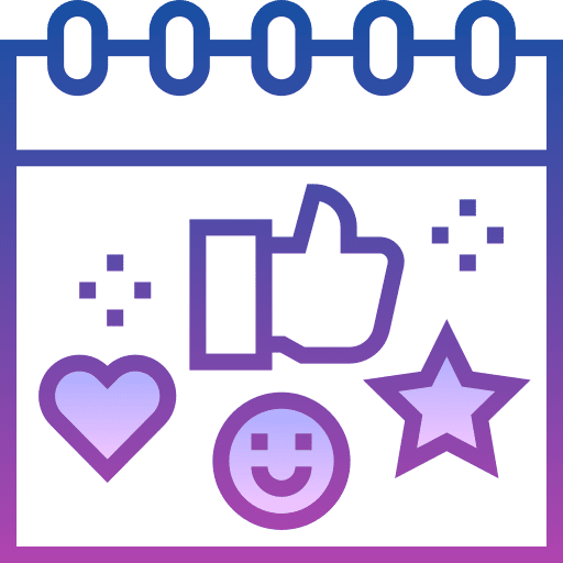 Event event heart thumbs up icon