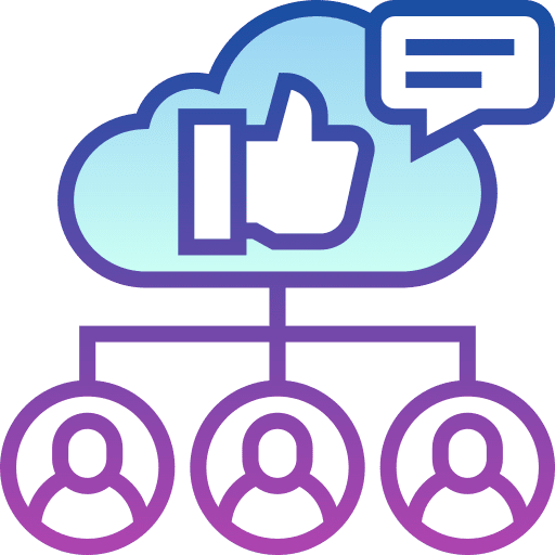 Cloud thumbs up social media cloud icon Cloud thumbs up social media cloud icon