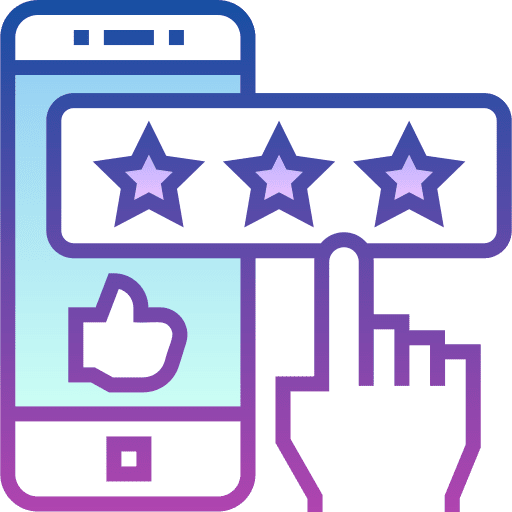 Feedback feedback finger smartphone icon Feedback feedback finger smartphone icon