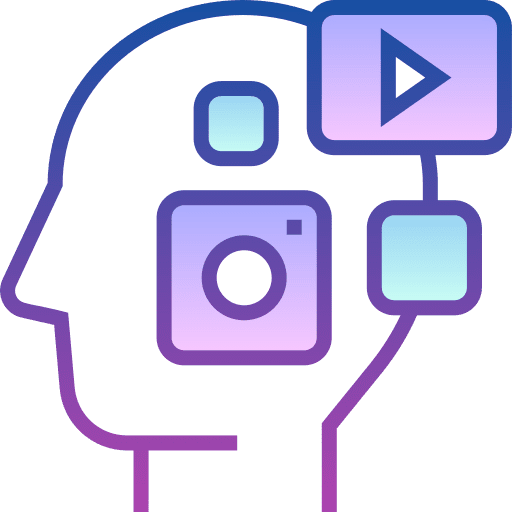 Head head social media camera icon Head head social media camera icon