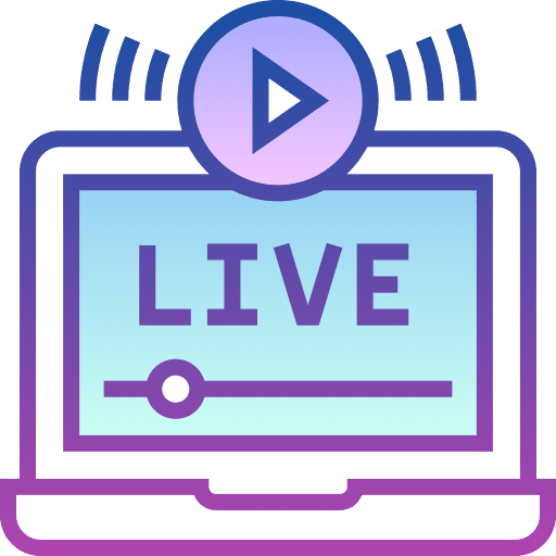 Live ui computer communications icon Live ui computer communications icon