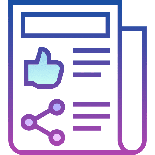 Social media thumbs up share news icon Social media thumbs up share news icon