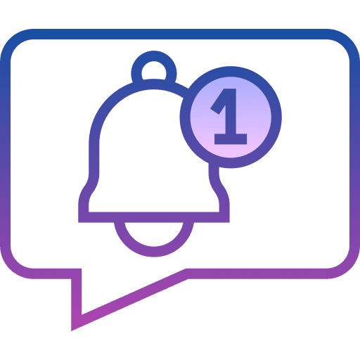 Notification notification one bell icon Notification notification one bell icon