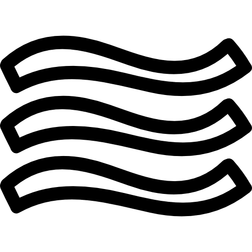 Menu curve lines variant hand drawn outlines design three hand drawn icon