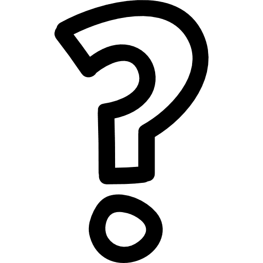 Question sign hand drawn outline outline outlined doubt icon