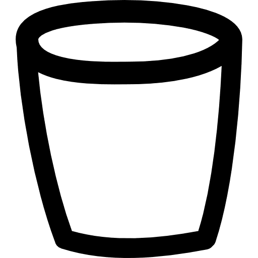 Glass hand drawn outline glass glasses tool icon