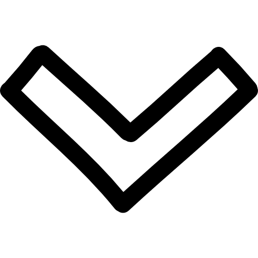 Down arrow hand drawn outline down arrows down arrow outlined icon