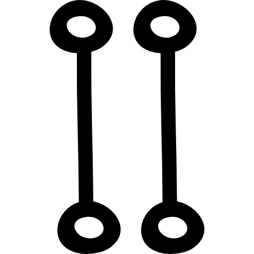 Connection hand drawn symbol sign interface lines icon