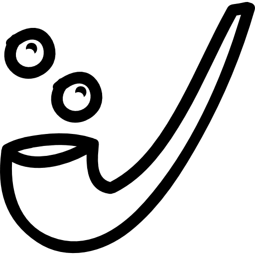 Pipe hand drawn tool tool symbol pipe icon