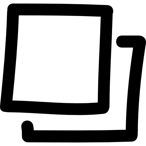 Gallery hand drawn interface symbol of irregular squares outlines squares interface outlines icon