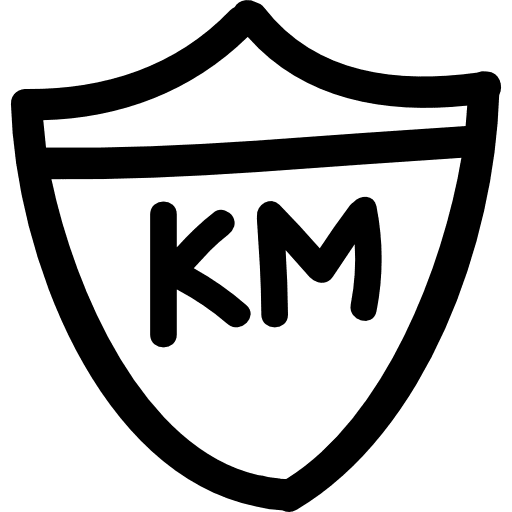 Kilometers route signal hand drawn outline signal route travelling icon