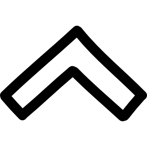 Up arrow hand drawn outline outline up arrows symbol icon