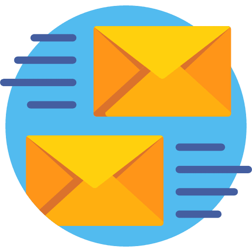 Marketing communications envelope feedback icon Marketing communications envelope feedback icon