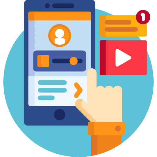 Mobile app graphic design mobile gestures icon Mobile app graphic design mobile gestures icon