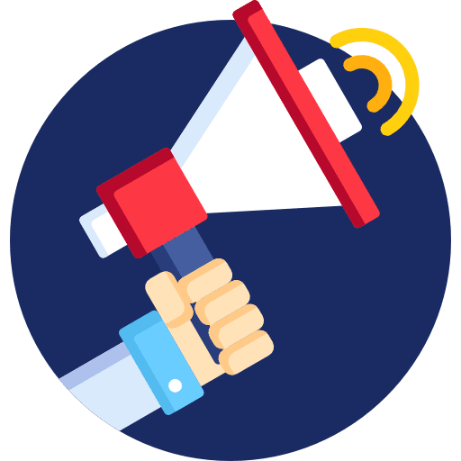 Promotion marketing loudspeaker communications icon Promotion marketing loudspeaker communications icon