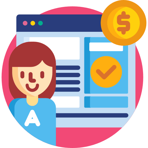 Affiliate web development marketing affiliate icon Affiliate web development marketing affiliate icon