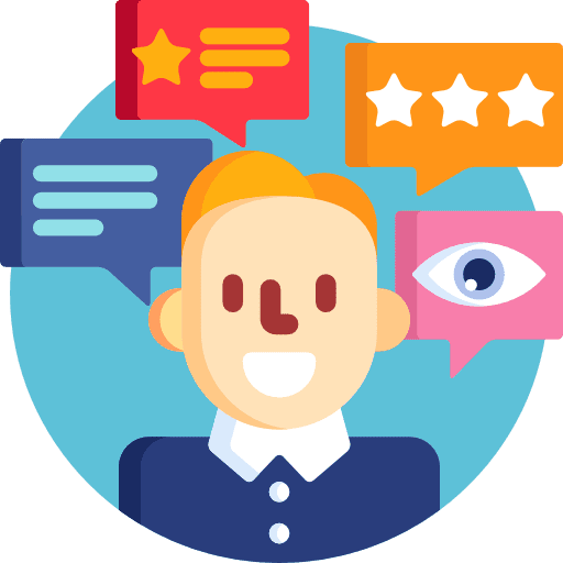 Customer review satisfaction user communications icon Customer review satisfaction user communications icon