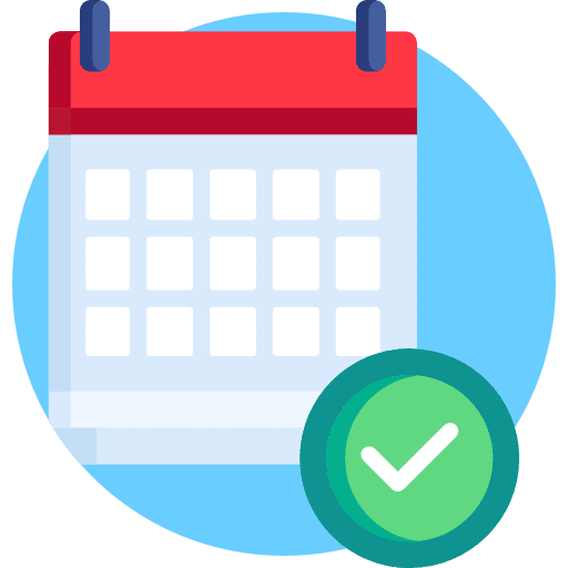 Event time and date schedule date icon Event time and date schedule date icon