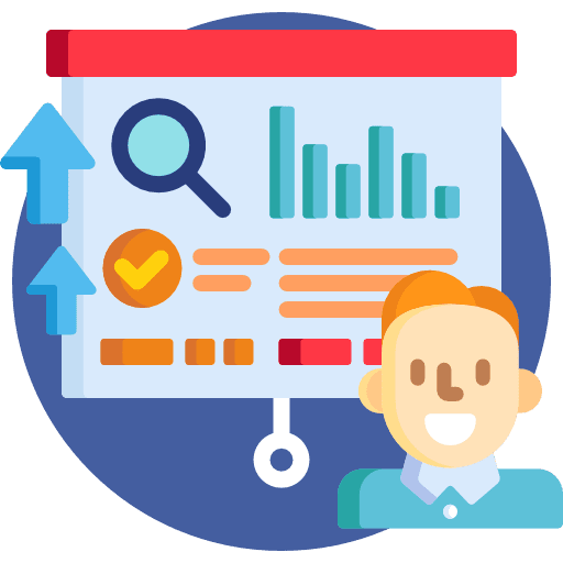 Seo magnifying glass business business plan icon Seo magnifying glass business business plan icon
