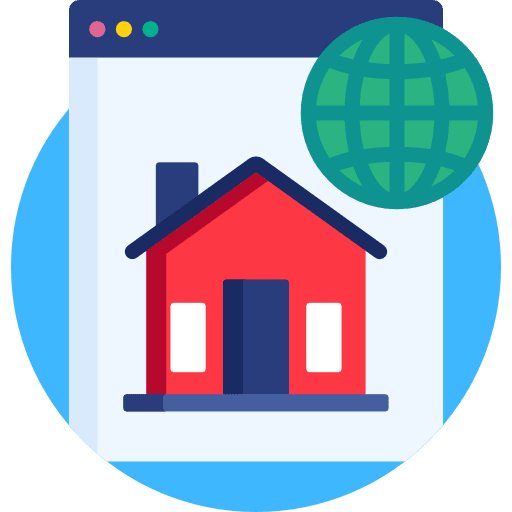 Homepage seo and web houses home icon Homepage seo and web houses home icon
