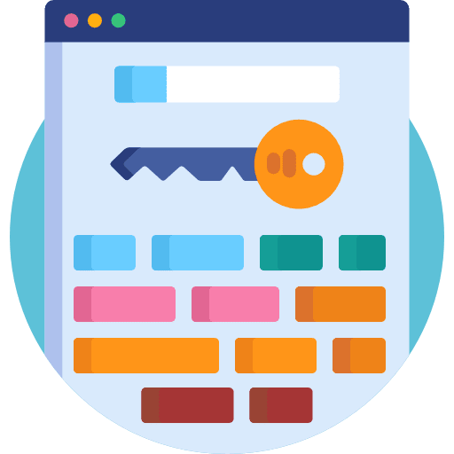 Keywords key password passwords icon Keywords key password passwords icon