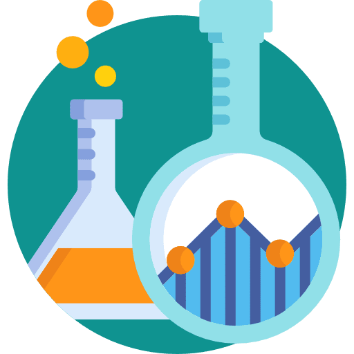 Research study magnifying glass education icon Research study magnifying glass education icon