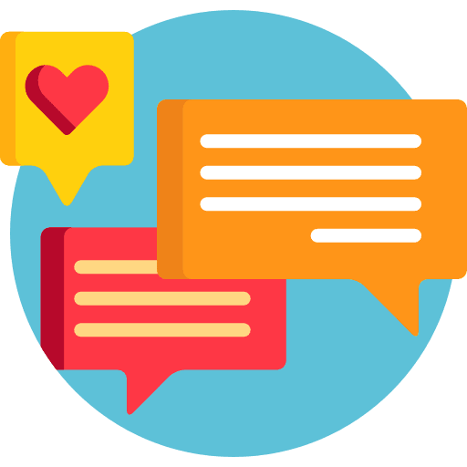 Social media conection reaction interface icon Social media conection reaction interface icon