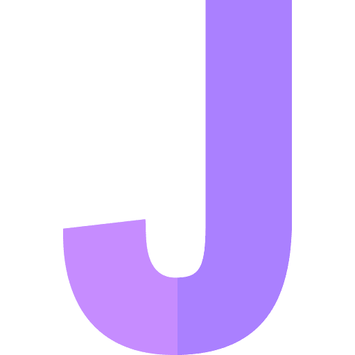 J signaling letter j alphabet icon
