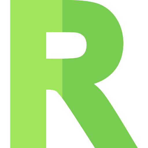 R consonant abecedary latin icon R consonant abecedary latin icon