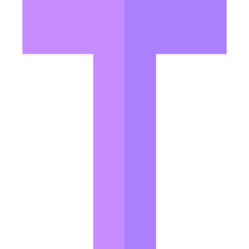 T abecedary letter t typographical icon T abecedary letter t typographical icon